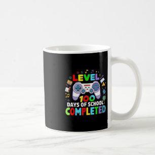 Level 100 Days Of School Completed Boys Gamer For Coffee Mug