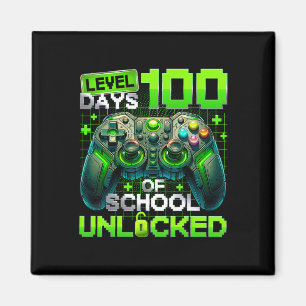 Level 100 Days Of School Unlocked 100th Day Teache Magnet