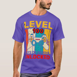 Level 100 Days Of School Unlocked 21 T-Shirt