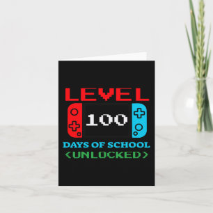 Level 100 Days Of School Unlocked 3 Card