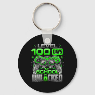 Level 100 Days Of School Unlocked Boys 100th Day O Key Ring