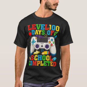 Level 100 Days Of School Unlocked Boys 100th Day O T-Shirt