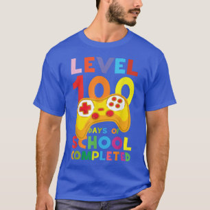 LEVEL 100 DAYS OF SCHOOL Video Game Teachers Stude T-Shirt