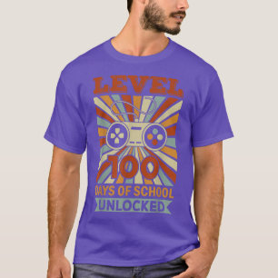 Level 100 Days Vintage 100th Day Teacher 100 Days T-Shirt