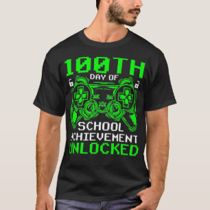 Level 100th Day of School Achievement Unlocked Gam T-Shirt