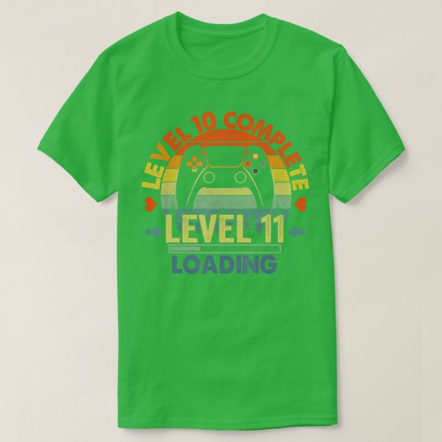 Level 10 Complete Anniversary Gift 10th Wedding An T-Shirt (Design Front)