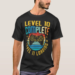 Level 10 Complete Level 11 Loading 10th Birthday V T-Shirt