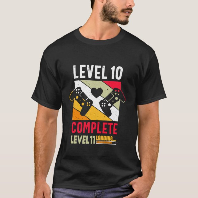 Level 10 Complete Level 11 Loading 10th Wedding An T-Shirt (Front)