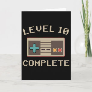 Level 10 Complete Vintage Tee Celebrate 10 Years W Card