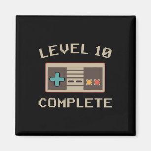 Level 10 Complete Vintage Tee Celebrate 10 Years W Magnet