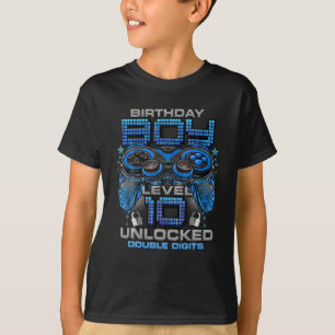 Level 10 Unlocked Awesome Since 2013 10th Birthday T-Shirt