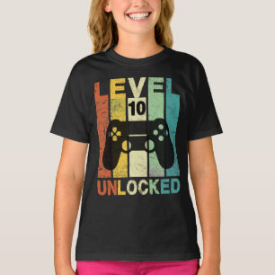 Level 10 Unlocked - Gamer T-Shirt