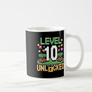 Level 10 Unlocked Games 10th Birthday Gamer Boys 1 Coffee Mug