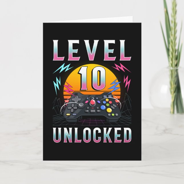 Level 10 Unlocked Gaming Gift Card (Front)