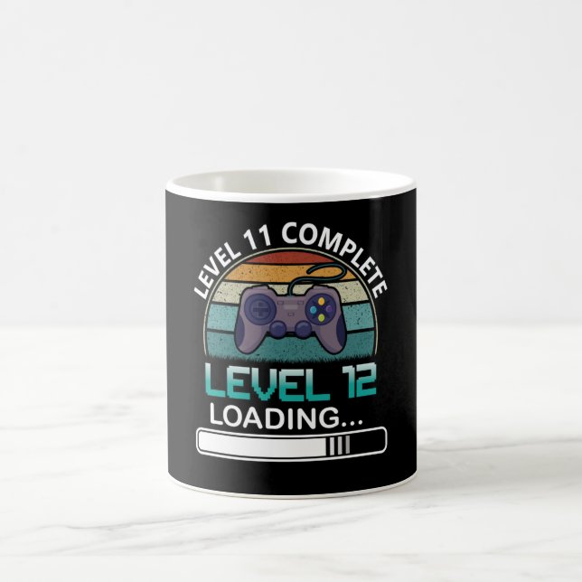 Level 11 Complete Level 12 | Birthday Video Game Coffee Mug (Center)