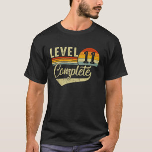Level 11 Complete Retro Video Gamers Couple 11th A T-Shirt