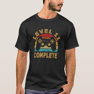 Level 11 Complete Vintage 11th Wedding Anniversary T-Shirt