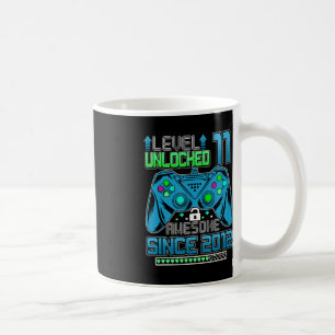Level 11 Unlocked Awesome 2012 Video Game 11th Bir Coffee Mug