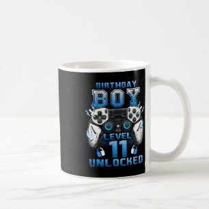 Level 11 Unlocked Video Gamer 11th Birthday Boys  Coffee Mug