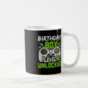 Level 12 unlocked Gamer 12th Birthday Gift Video G Coffee Mug