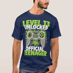 Level 13 Unlocked 13th Video Birthday Gift (105 T-Shirt