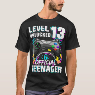 Level 13 Unlocked 13th Video Birthday Gift (119 T-Shirt