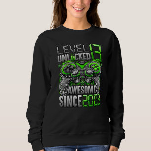 Level 13 Unlocked Awesome Since 2009 13th Birthday Sweatshirt