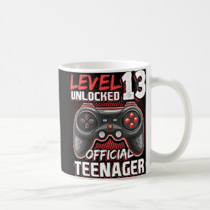 Level 13 Unlocked Official Teenager Video Game 13t Coffee Mug