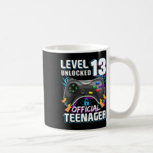 Level 13 Unlocked Official Teenager Video Game 13t Coffee Mug
