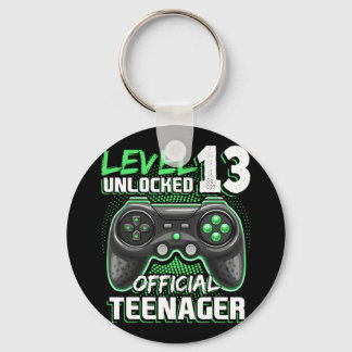 Level 13 Unlocked Official Teenager Video Game 13t Key Ring