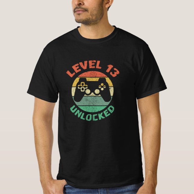 Level 13 Unlocked T-Shirt (Front)