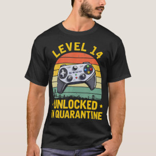 Level 14 Unlocked Video Gamer 14th 2006 Birthday Q T-Shirt