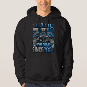 Level 16 Unlocked Awesome Since 2006 16th Birthday Hoodie