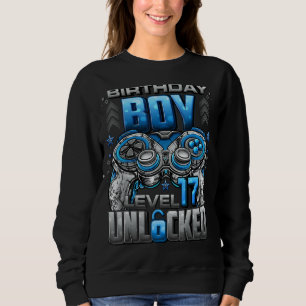Level 17 Unlocked Awesome Since 2005 17th Birthday Sweatshirt