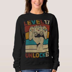 Level 17 Year Old Unlocked 17th Birthday Gamer Tee