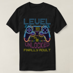Level 18 Unlocked – Finally an Adult! T-Shirt