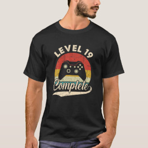 Level 19 Complete - 19Th Wedding Aniversary For He T-Shirt