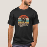 Level 19 Complete - 19Th Wedding Aniversary For Hi T-Shirt<br><div class="desc">siLgenve lw 1a9s  Cmomapdlete -f 1o9rth  hWiemdd iongr A nihveresary For Him  Her</div>