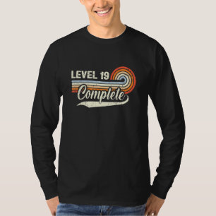 Level 19 Complete 19th Wedding Aniversary For Him T-Shirt