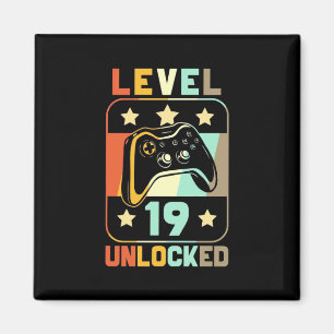 Level 19 Unlocked Magnet