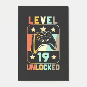 Level 19 Unlocked Post-it Notes
