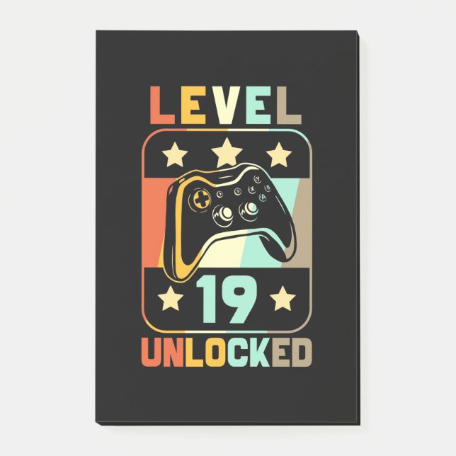 Level 19 Unlocked Post-it Notes (Front)