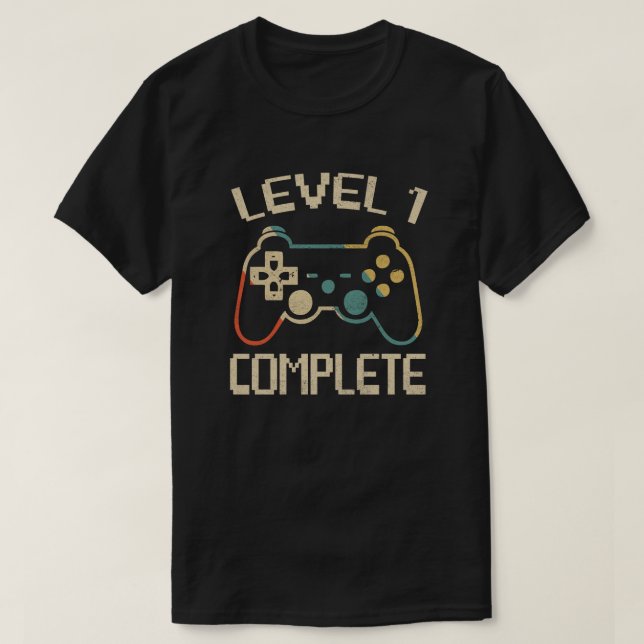 Level 1 Complete Gift Tee Celebrate 1st Wedding (Design Front)