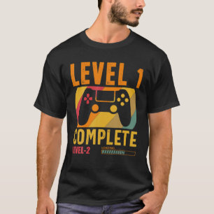 Level 1 Complete Level 2 Loading 1St Birthday Vide T-Shirt