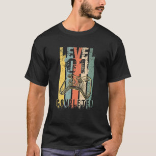Level 1 Completed Video Gamer 1St Wedding Complete T-Shirt
