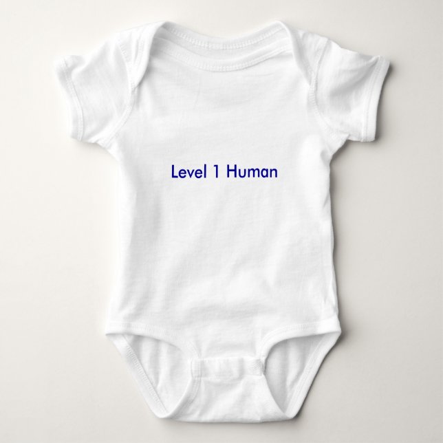 Level 1 Human Baby Bodysuit (Front)