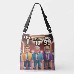 Level 1 Level 10 Level 99 Gaming Dad Evolution Crossbody Bag