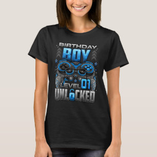 Level 1 Unlocked Awesome Since 2021 1st Birthday G T-Shirt