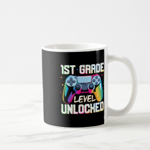 Level 1st Grade Unlocked Back To School First Day Coffee Mug
