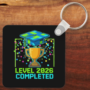 Level 2026 Completed Graduation Trophy Key Ring